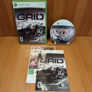 GRID Racing (Microsoft Xbox 360, 2007) Complete w/ Manual TESTED - VGUC